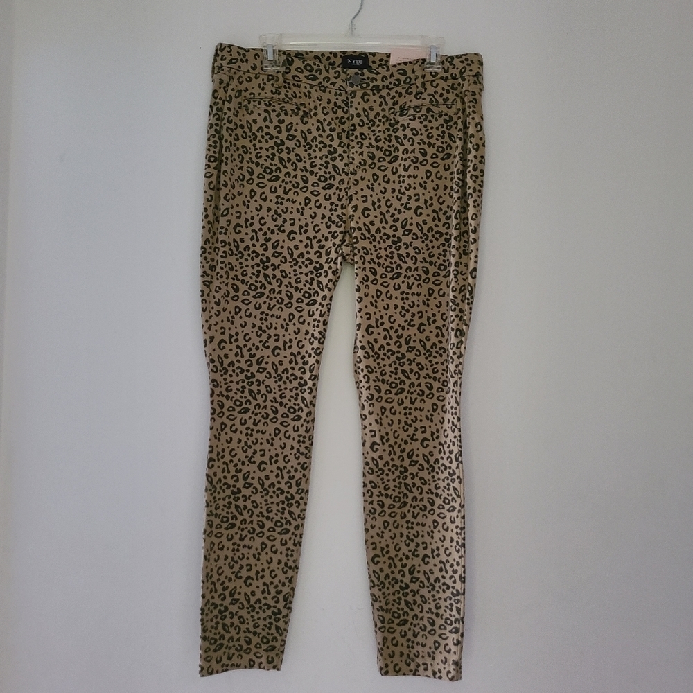 NWT NYDJ ami skinny leopard jeans - Picture 7 of 7